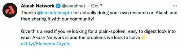 elemental crypto Twitter compliment