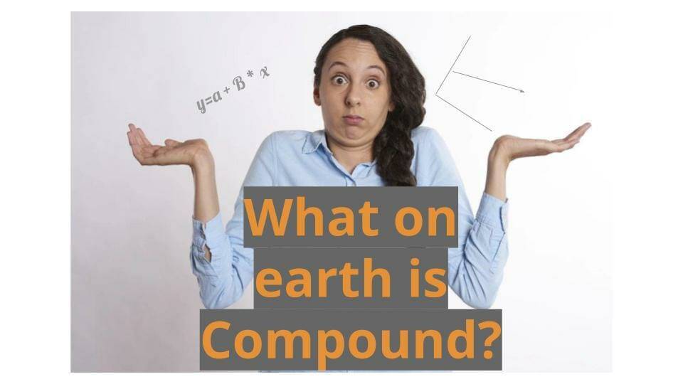 Image of person asking "what is Compound crypto"