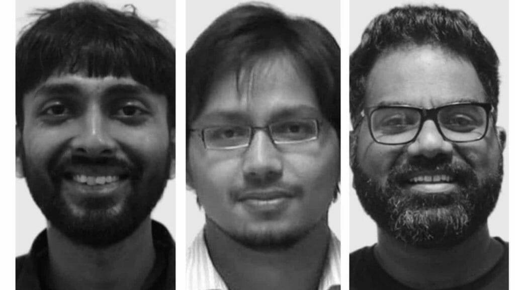 Portrait photograph of the three polygon founders