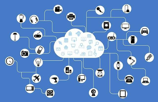 infographic showing internet-of-things examples