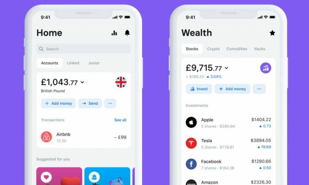 fintech user interface