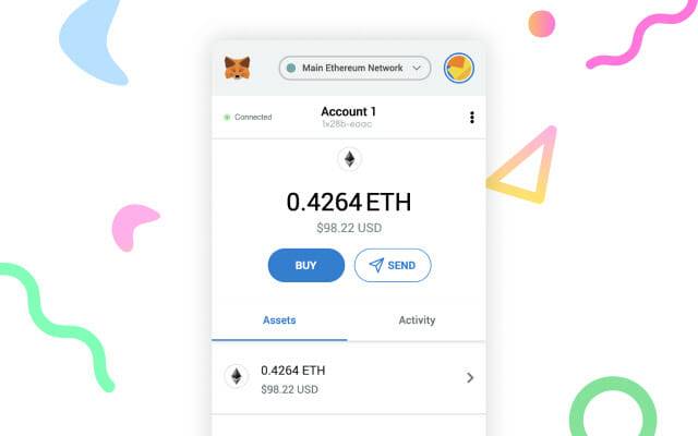 Metamask interface