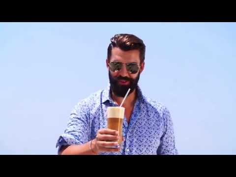 Pic of someone holding a frappe