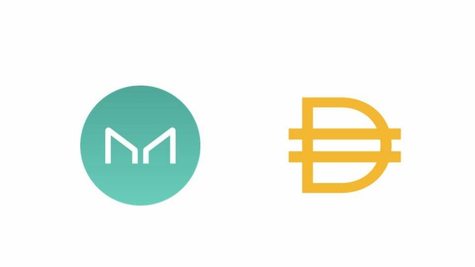 DAI and MakerDAO logos