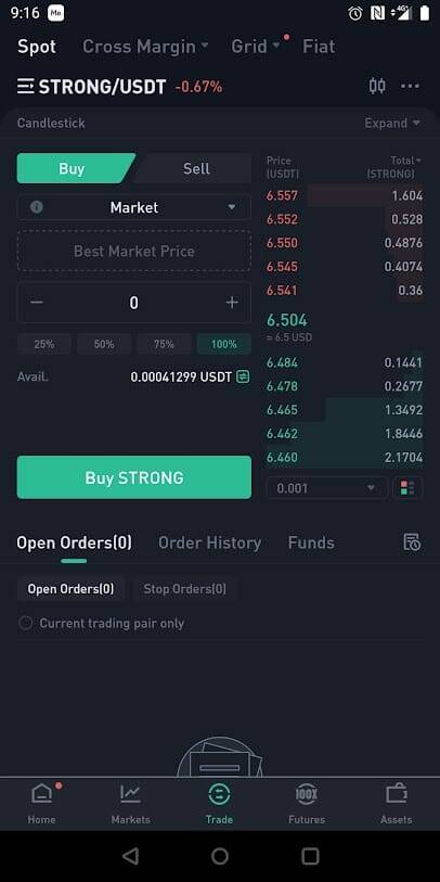 Buy strong coin