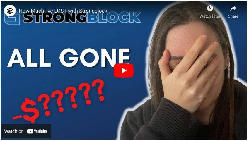how much money lost on strong coin