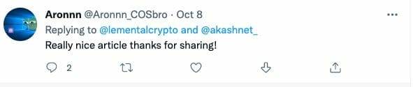 elemental crypto Twitter compliment