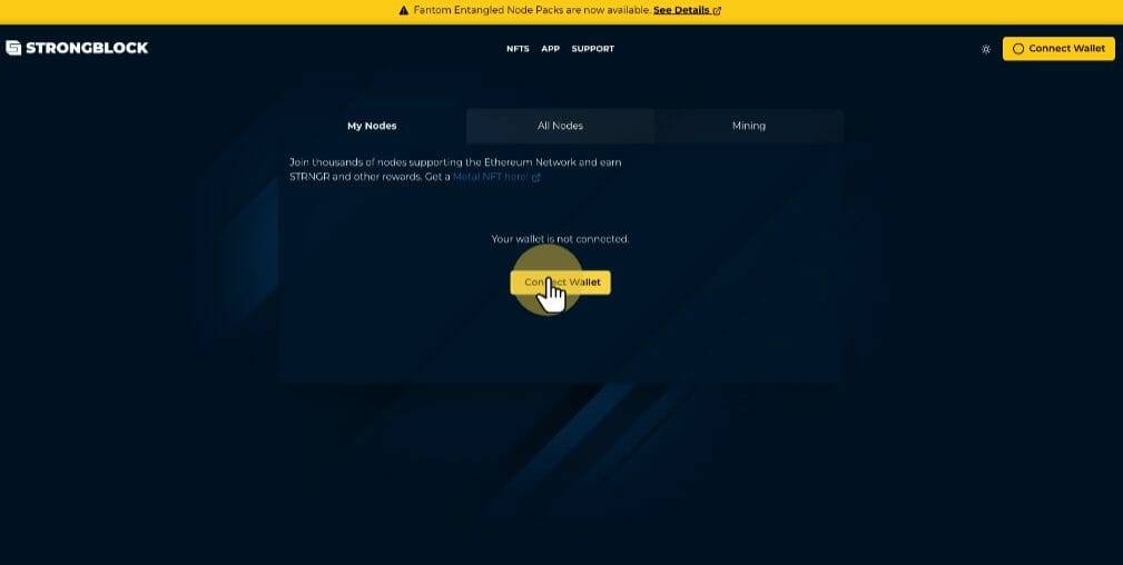 step 4,b:click on connect wallet
