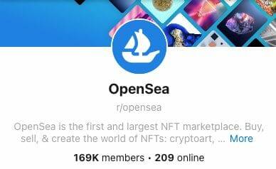 Opensea subreddit