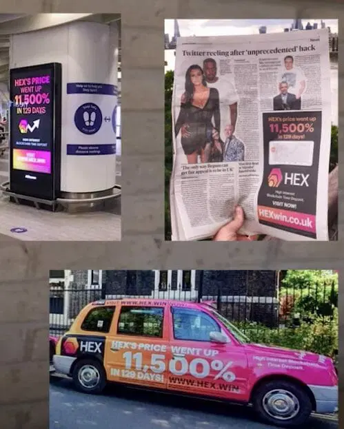HEX adverts