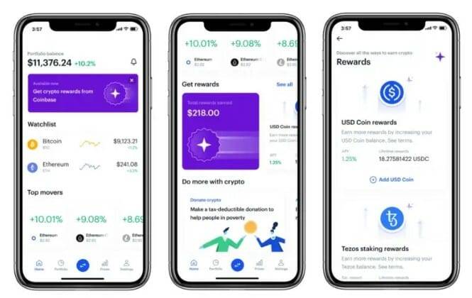 coinbase earn rewards app