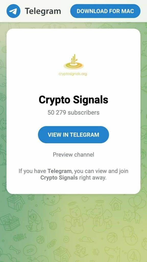 Crypto signals crypto group