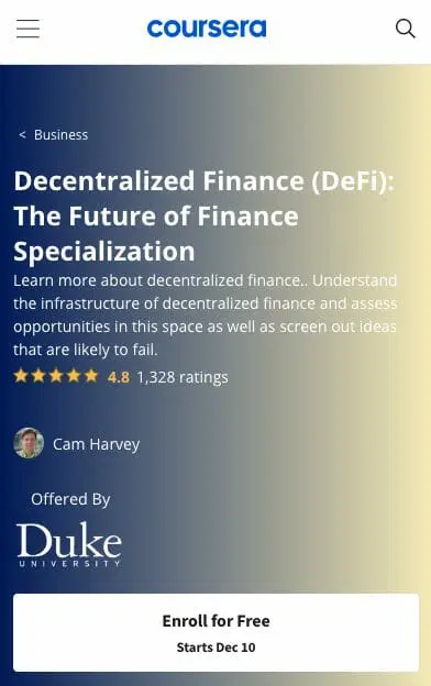 Decentralized Finance (DeFi): The Future of Finance Specialization