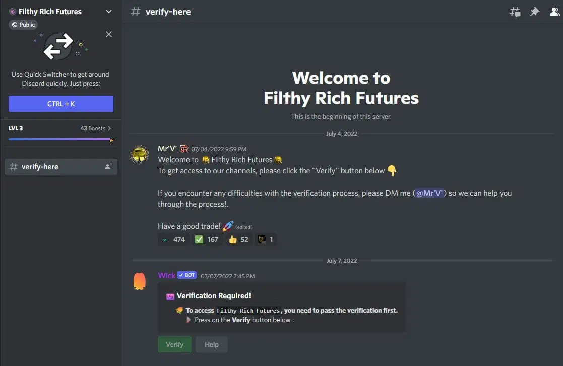 filthy rich futures