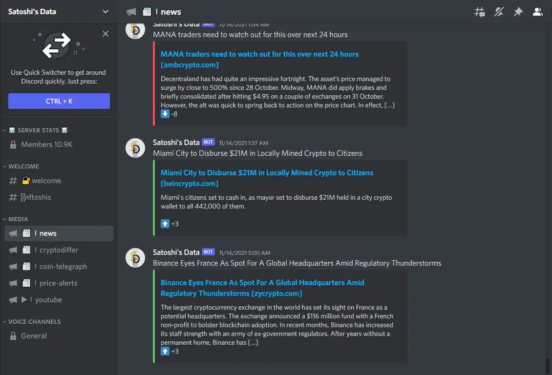 Satoshi's data forum