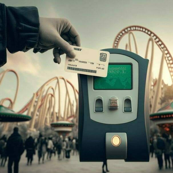 Theme park entry ticket