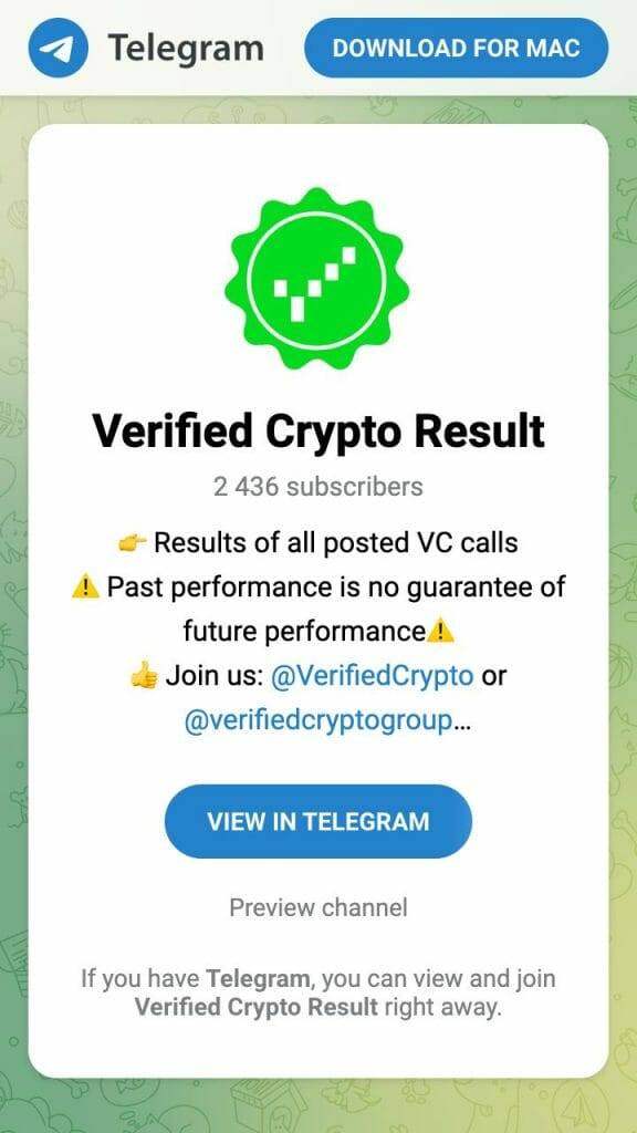 Verified crypto results