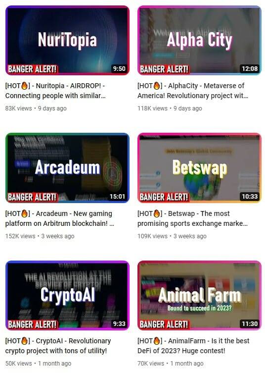 Alexandrus crypto YouTube channel