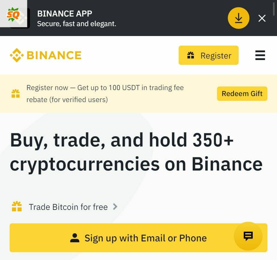 Binance Crypto Faucet