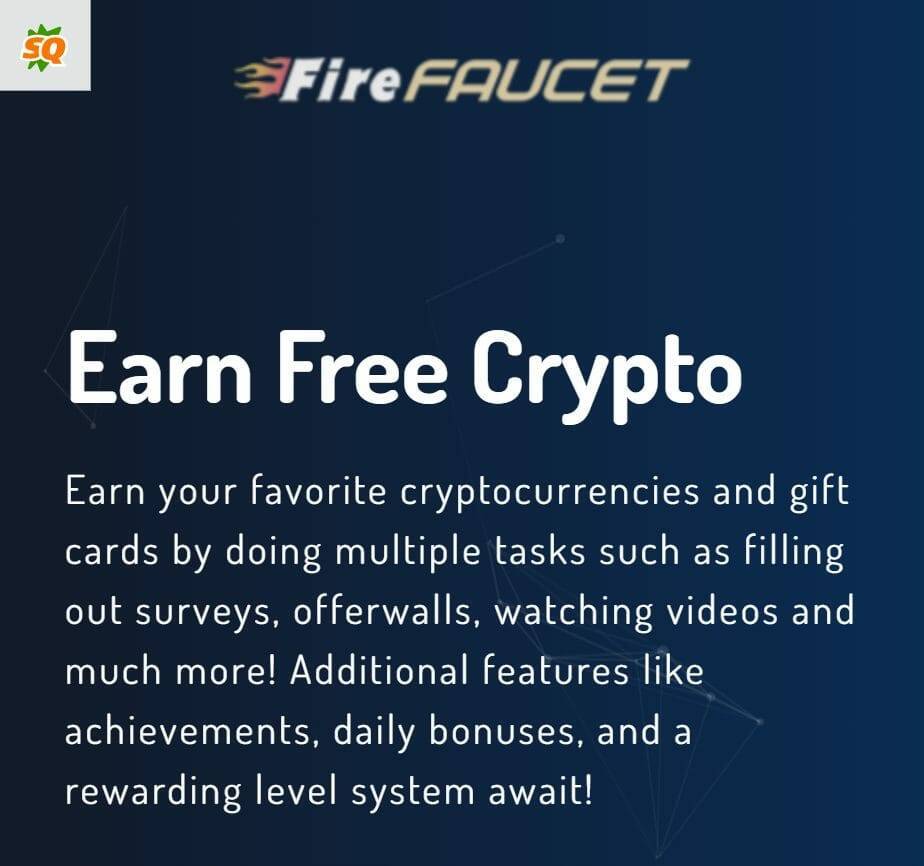 FireFaucet landing page