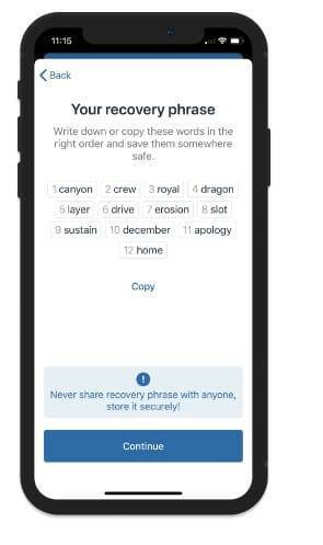 trust wallet recovery phrase