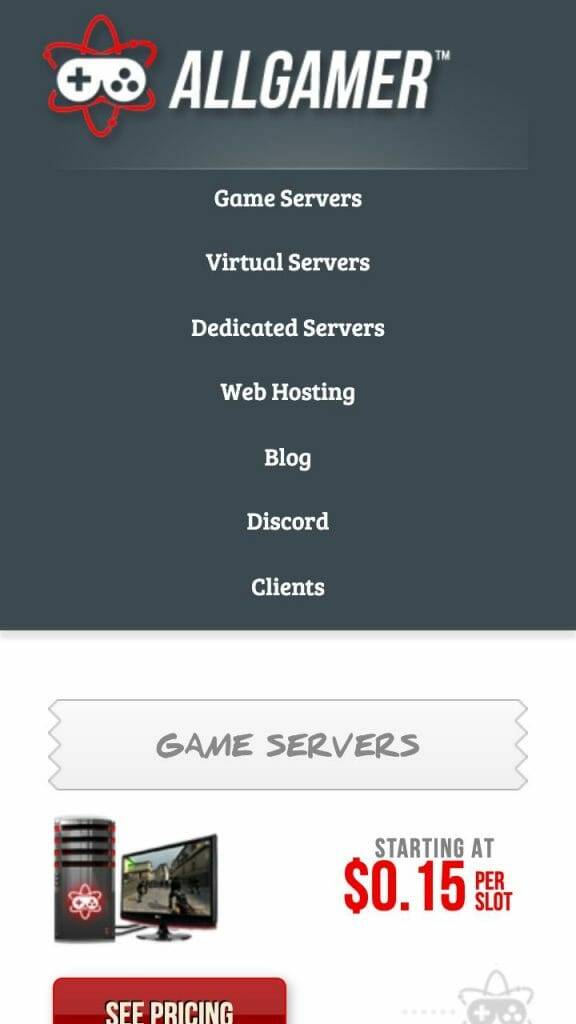 allgamer homepage