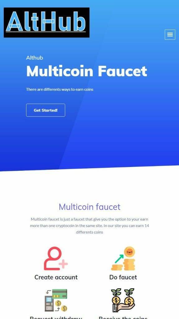 AltHub Dogecoin faucet 