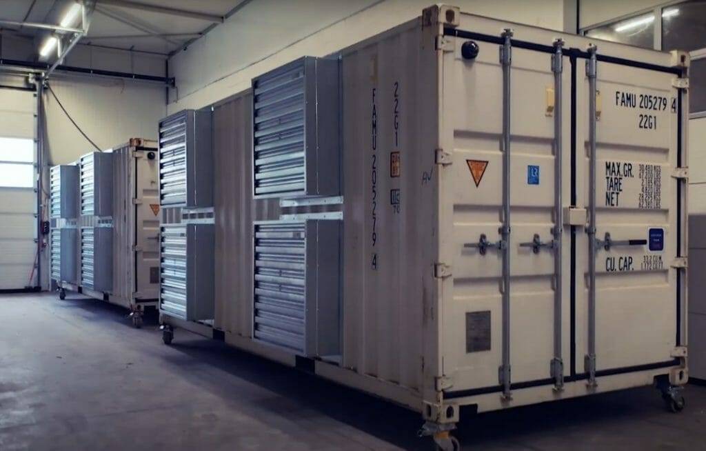 bitcoin mining containers