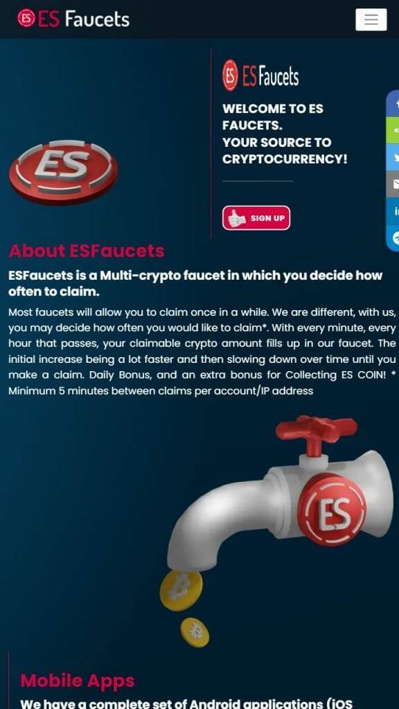 ESFaucet Dogecoin faucet 