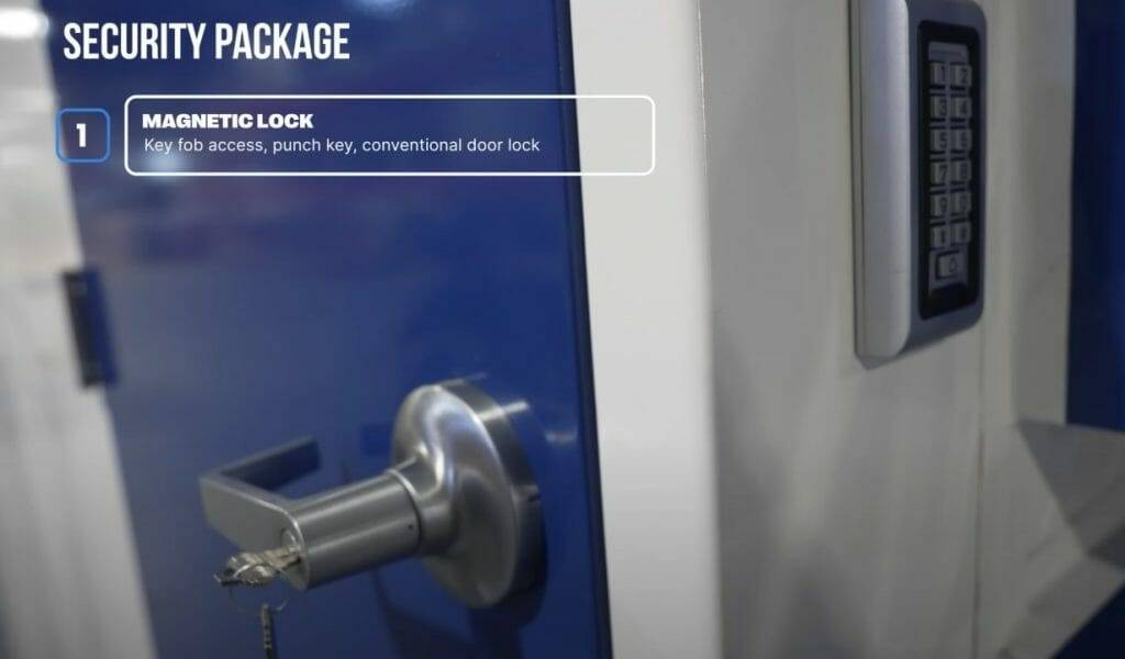 minipod m300 security keypad and door