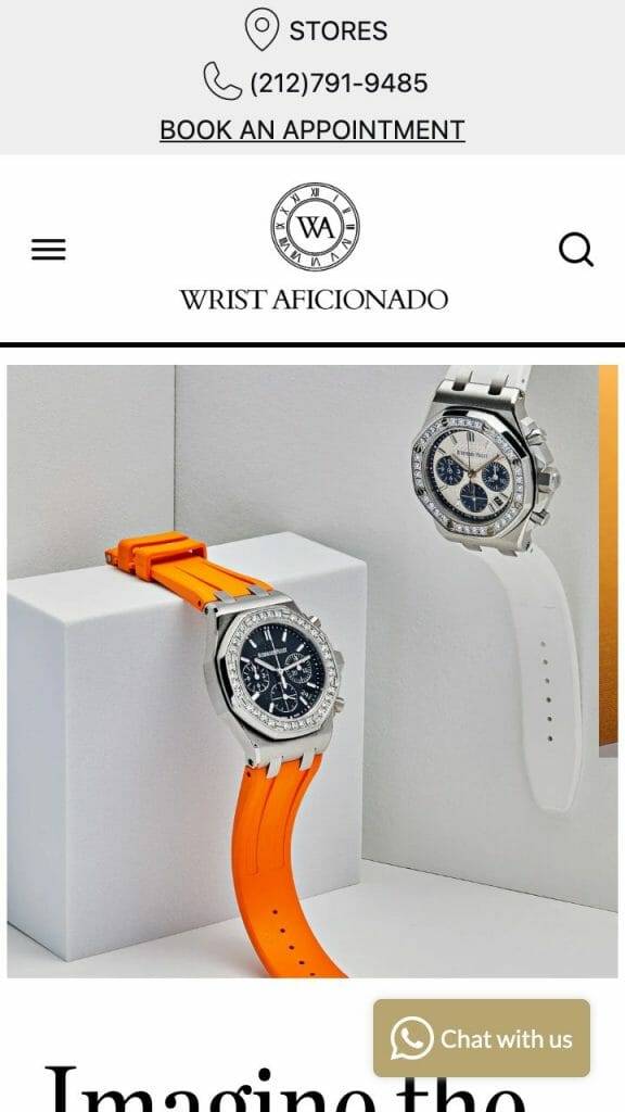 wrist aficionado homepage