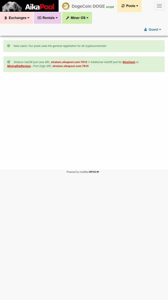 Aikapool Doge Mining Pool