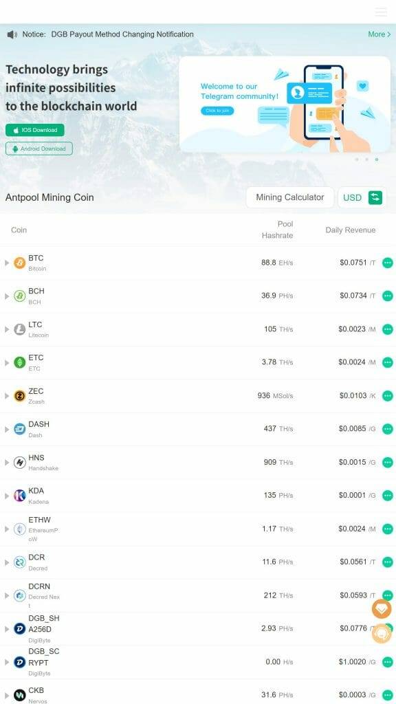 antpool doge mining pool