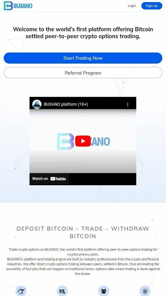 Buxano P2P Crypto Exchange