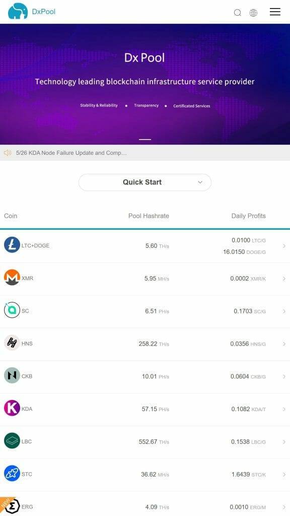 DxPool Doge Mining Pool