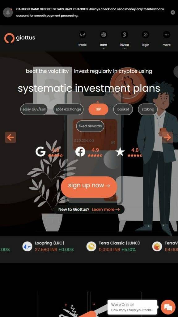 Giottus P2P Crypto Exchange