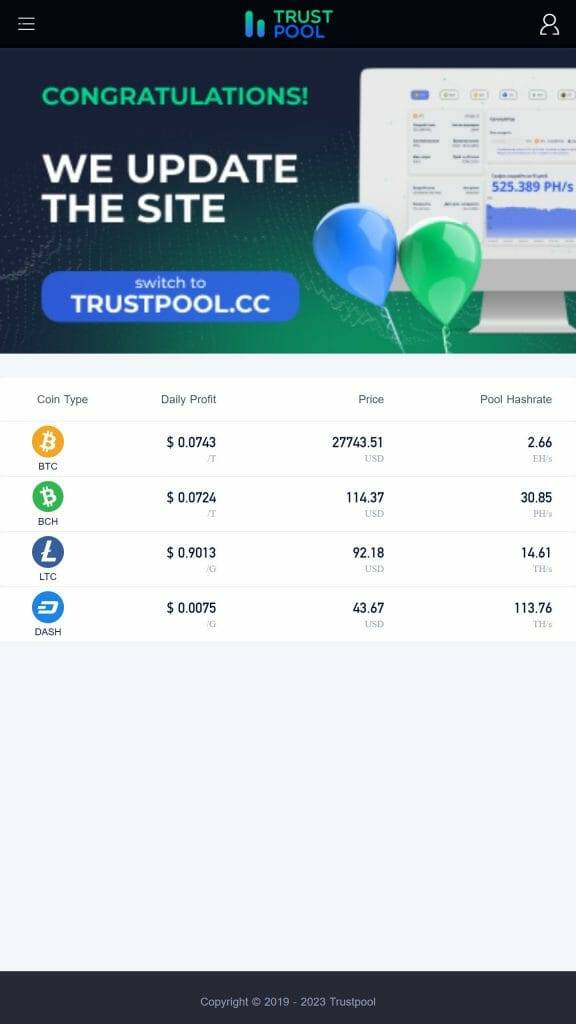 Trustpool Doge Mining Pool