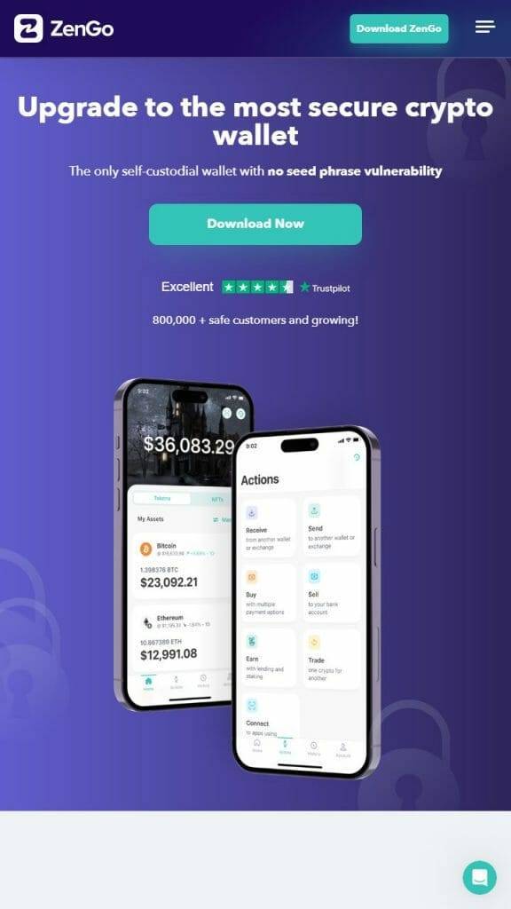 ZenGo dogecoin wallet
