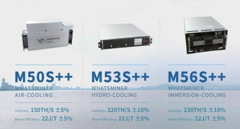 Whatsminer M53S++ ASIC miner
