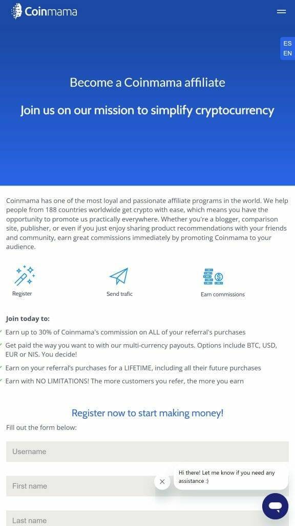 Coinmama crypto affiliate program
