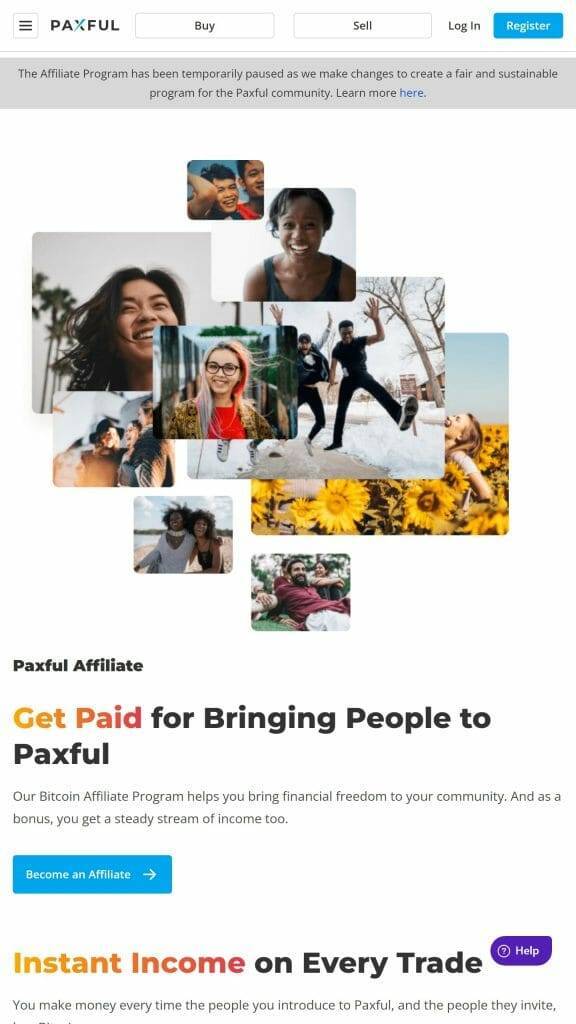 Paxful crypto affiliate program