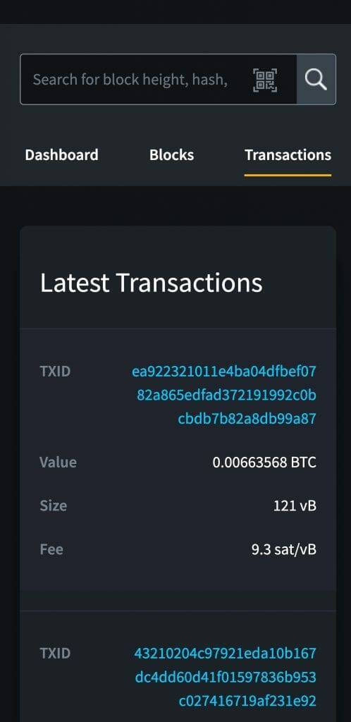 blockstream bitcoin ledger