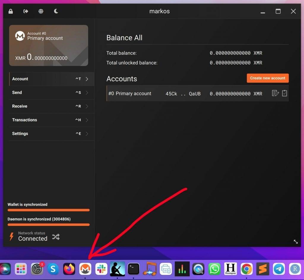 Monero GUI wallet
