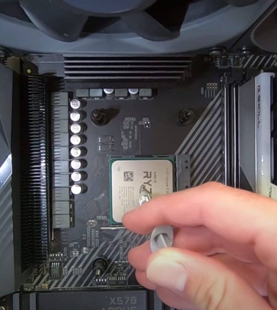 how to apply CPU thermal paste