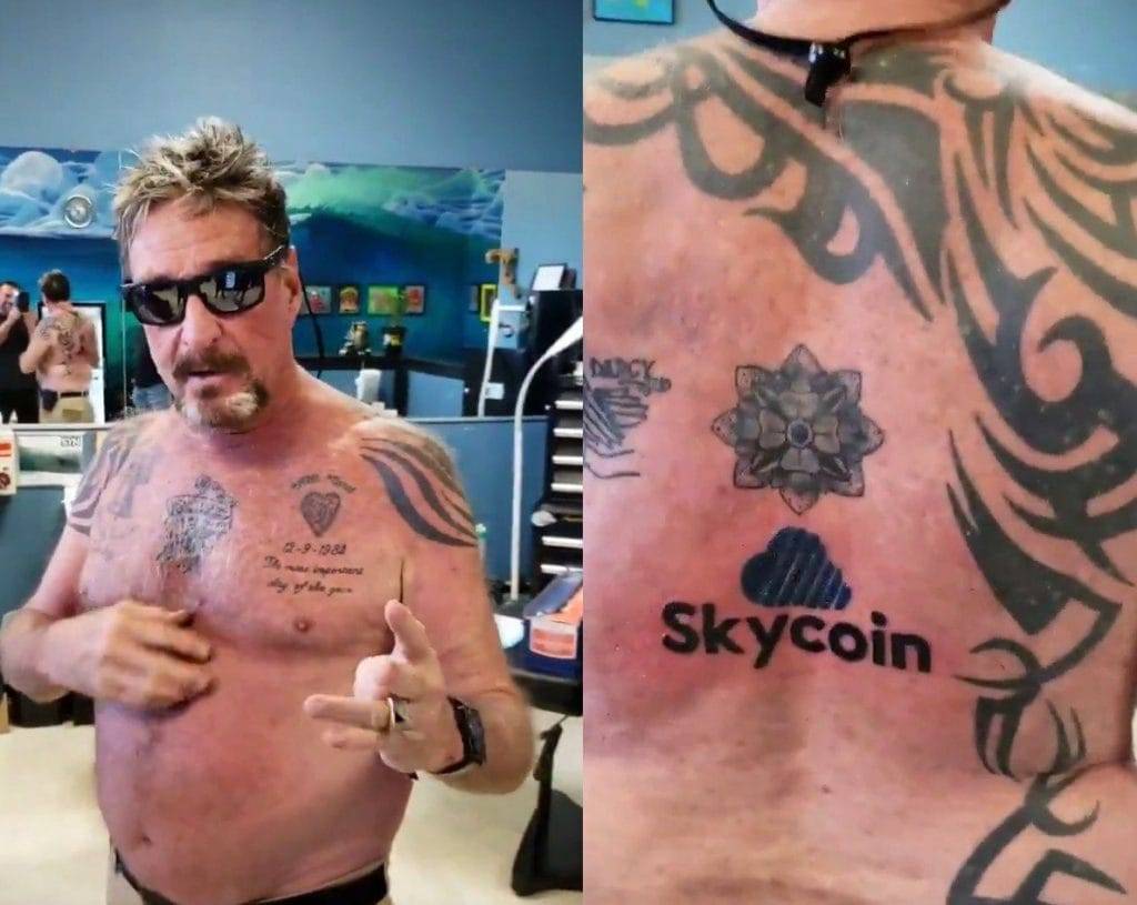 mcafee tattoo shill