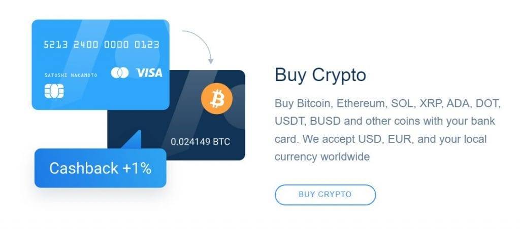 Atomic Wallet card support