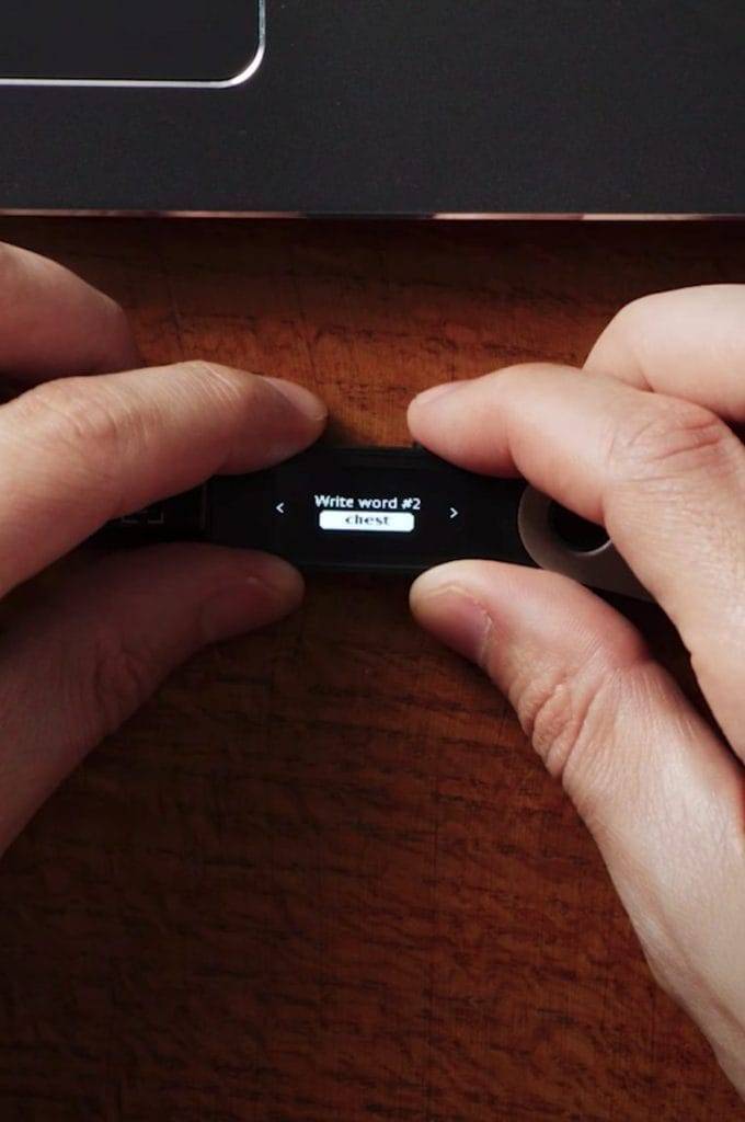 ledger seed phrase generation