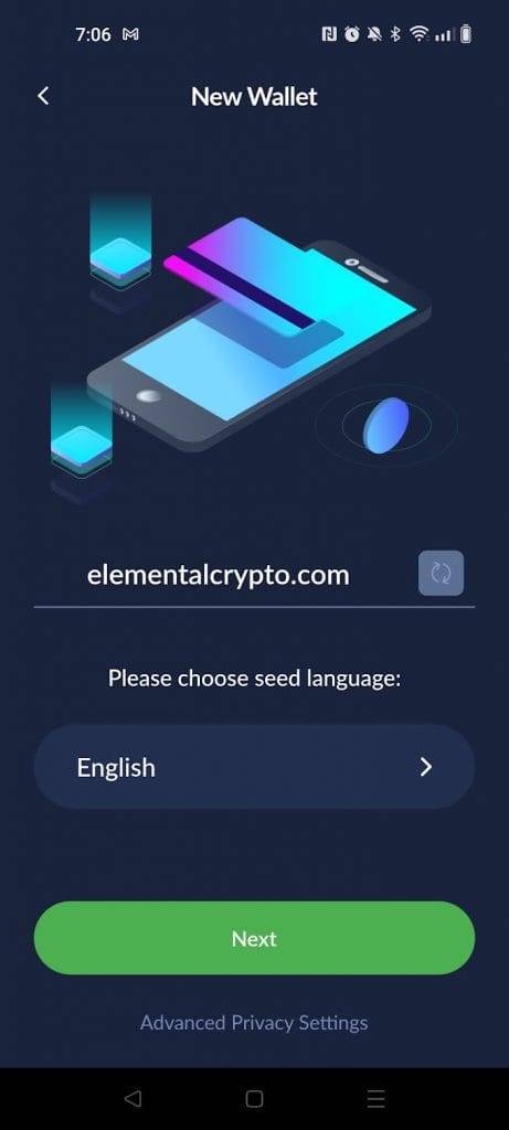 set wallet name