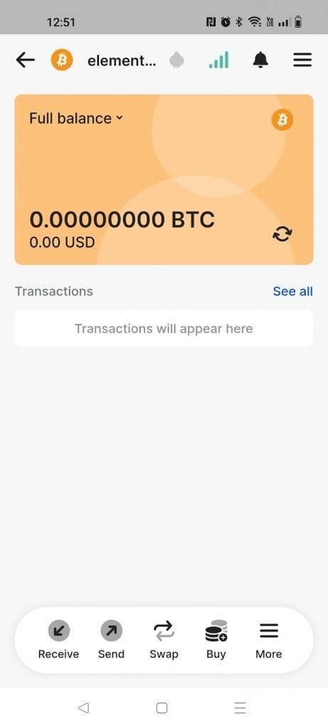 stack BTC wallet