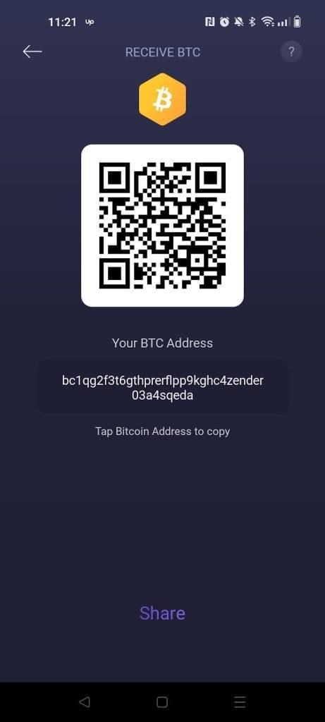 bitcoin QR code example